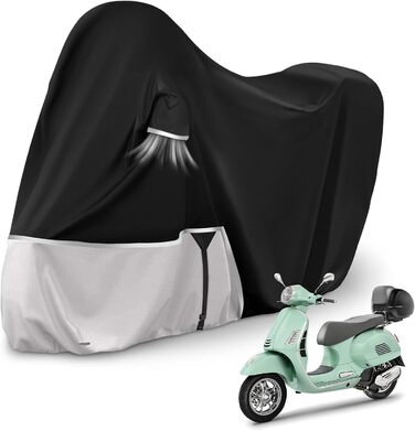 Водонепроникний чохол для мотоцикла Piaggio Vespa GTV GTS GT60/125/200/250/300 (з багажником), 420D Oxford, для зберігання на вулиці