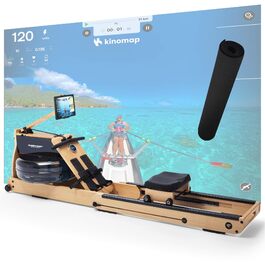 Гребний тренажер Christopeit WP 5000 Colorado: складаний, з магнітною системою, Bluetooth, до 150 кг