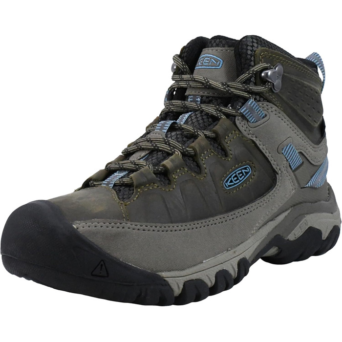 Черевики для туризму Keen Targhee III Mid WP жіночі (40.5 EU, Dark Olive Atlantic Blue Grey)