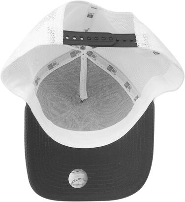 Кепка New Era Mesh Trucker Cap з логотипом New York Yankees, білий/вугільний, універсальний розмір