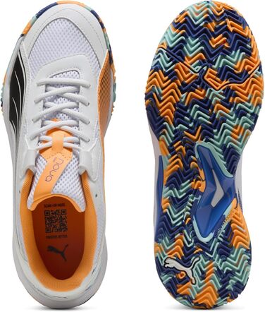 Кросівки тенісні PUMA Nova Court Unisex 42 EU (Білий, Чорний, Синій)