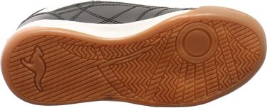 Дитячі спортивні кросівки KangaROOS Backyard 2.0 для залу та вулиці (37 EU, чорно-білі)