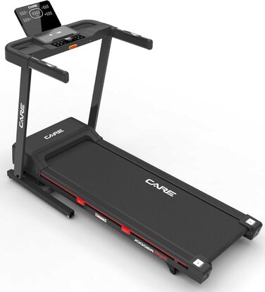 Бігове обладнання Care Fitness Jogger Max: LED-дисплей, 28 програм, 16 км/год, ручна нахил, тихий мотор