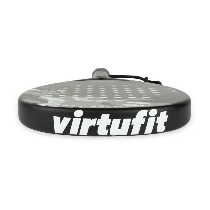 Ракетка для падел-тенісу VirtuFit Precision Pro, чорно-золота, 365 г, контроль