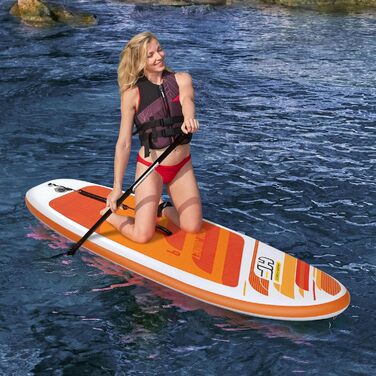 Надувна SUP-дошка Hydro-Force, комплект, різні розміри 2,4–3,8 м, весло, для водних видів спорту