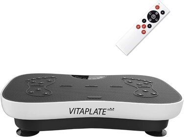 Вібраційна платформа @tec Vitaplate Mini з 99 рівнями, дисплеєм і пультом, для тренування живота, ніг і сідниць, спалювання жиру