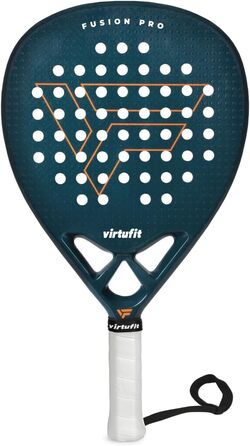 Ракетка для падел VirtuFit Fusion Pro Deep Teal – карбонова ракетка для початківців та просунутих гравців, легка, для контролю та потужності