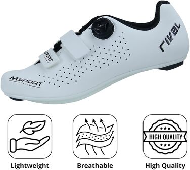 Велосипедні шкарпетки MSport для шосе, дихаючі, для чоловіків/жінок (42 EU, B02)