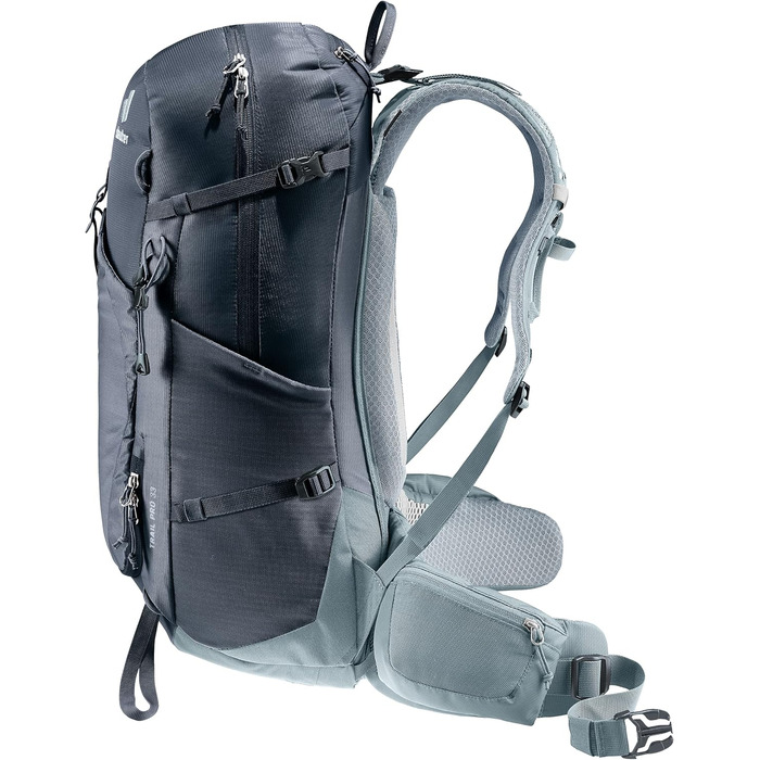 Чоловічий туристичний рюкзак Deuter Trail Pro 33 л, для альпінізму та походів, чорний