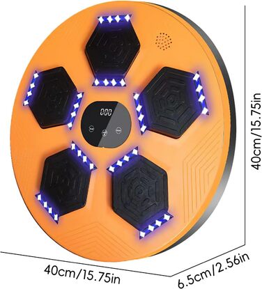 Музична бокс-машина: Smart Bluetooth бокс з рукавичками, настінний монтаж, 9 режимів швидкості та лічильник для дорослих та дітей