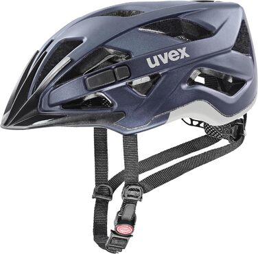 Велошолом Uvex Active CC для жінок і чоловіків, регульований розмір, можливість встановлення LED, 56-60 см, матовий пісочно-синій