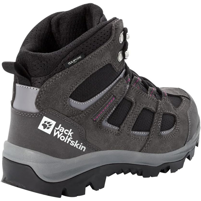Черевики похідні Jack Wolfskin Vojo 3 Texapore Mid W для жінок, 38 EU, Dark Steel Purple