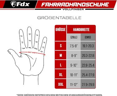 Зимові велосипедні рукавички FDX для чоловіків – вітронепроникні та водовідштовхувальні, з теплим флісом, гелевою підкладкою, підтримкою сенсорного екрану, неслизьким зчепленням – ідеальні для велосипеда, MTB та електровелосипеда (Чорний, XL)