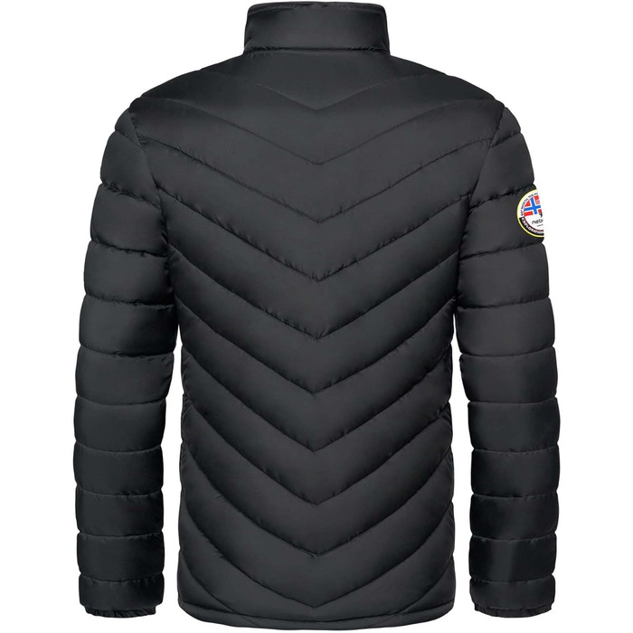 Чоловіча куртка Nebuus TANNO, тепла outdoor-куртка, практична та універсальна перехідна та зимова куртка (S, чорний)