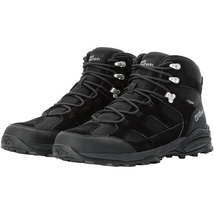 Чоловічі трекінгові черевики Jack Wolfskin Sunset Hike Texapore Mid, 42 EU, чорні