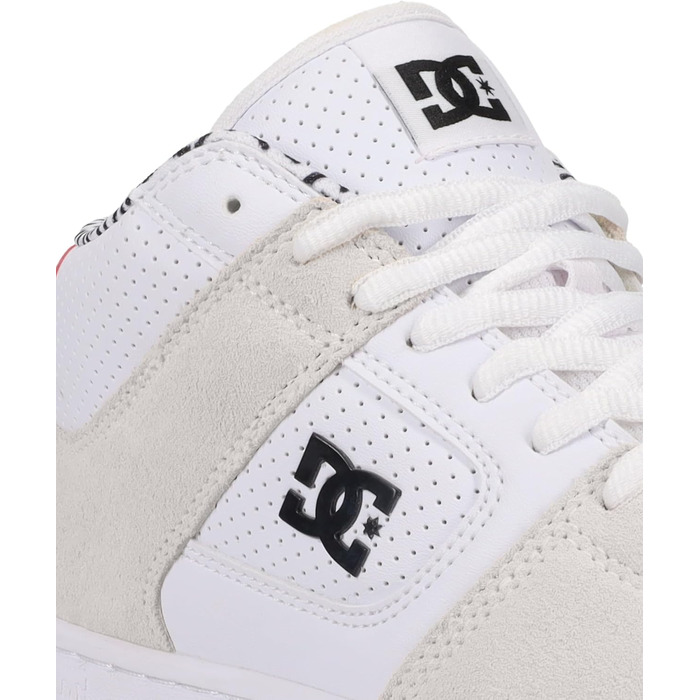 Кросівки DC Shoes Manteca Mid для жінок, чорно-білі (40 EU, білий, рожевий, чорний)