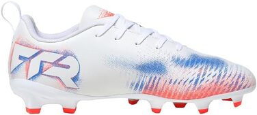 Дитячі футбольні бутси PUMA Future 8 Play FG/AG Jr - біло-червоно-чорні