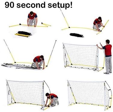 Портативні футбольні ворота Quick Play Sport 2.4x1.5 м для тренувань