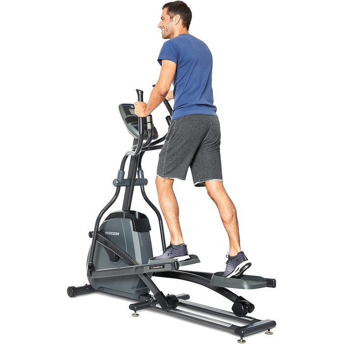 Еліптичний тренажер Horizon Fitness Andes 2.0 для дому, висота підйому 27 см, безпечний крос-тренер для домашнього фітнесу