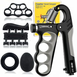 Handtrainer Fingertrainer: Розширювач для рук та передпліч (5-100 кг), тренажер для пальців, масажні м'ячики для реабілітації кисті