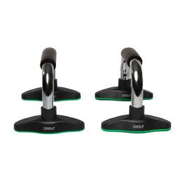 Ручки для віджимань TOOLZ Chrome Push Up Grips – допомога для віджимань вдома та на вулиці, антиковзкий хват