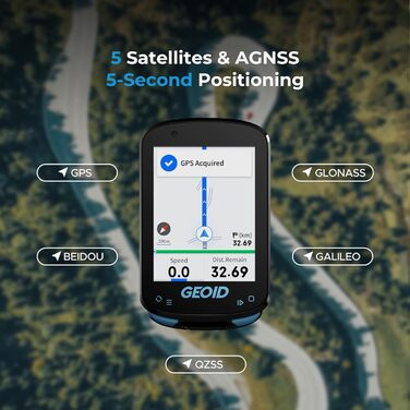 GPS велокомп'ютер Geoid CC600, 2.4