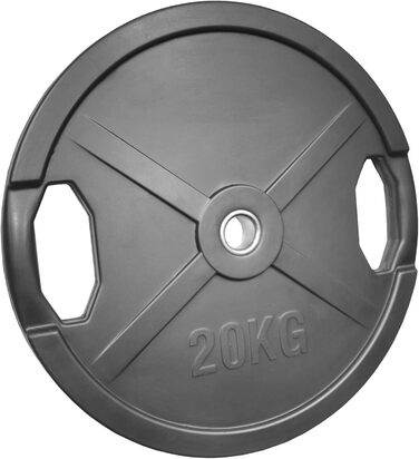 Гумовані млинці POWER-XTREME з ручками, 30/31 мм, 10/15/20 кг, для гантелей і штанг, студійна якість
