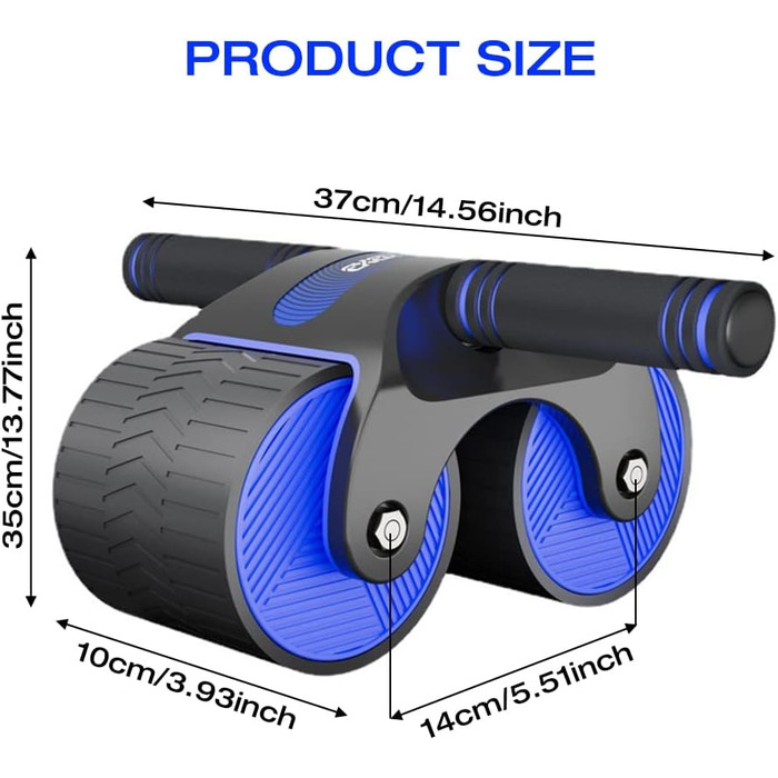Колесо для преса CLIUNT AB Wheel з автовідскоком синє
