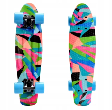 Скейтборд Meteor Multikolor, багатокольоровий, 56x15 см