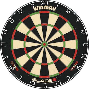 Професійна дартс-мішень WINMAU Blade 6 з шафкою, набір дартсів та аксесуари