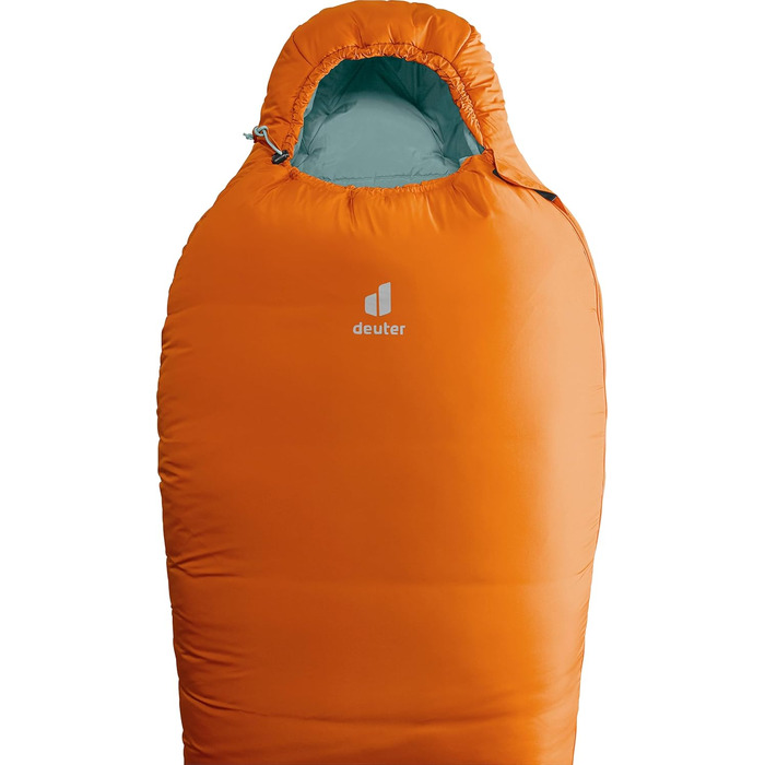 Спальний мішок Deuter Orbit -5° SL для жінок, з блискавкою з правого боку, матеріал: синтетика, колір: каштаново-м'ятний