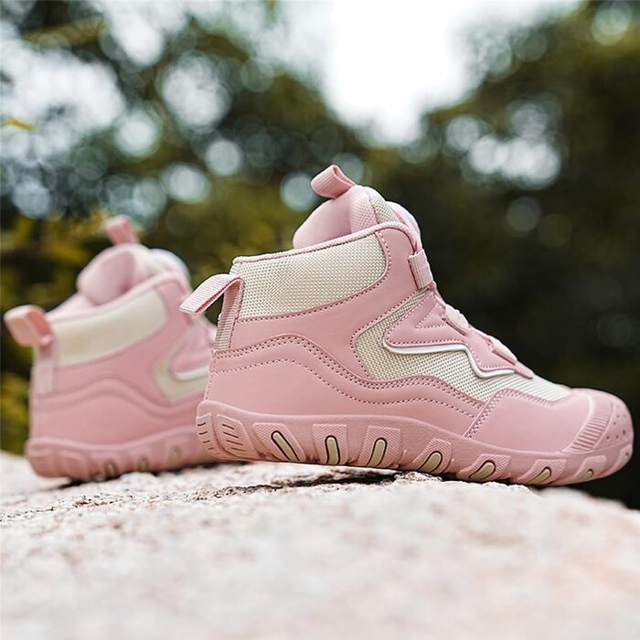 Дитячі баскетбольні кросівки Kinder Swivel Buckle - зручні та дихаючі для активного відпочинку (30 EU, рожевий)