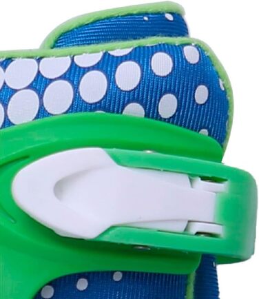 Дитячі ролики Street Rider Inlineskates, регульовані 31-34, зелено-блакитні, Alurahmen, ABEC 7