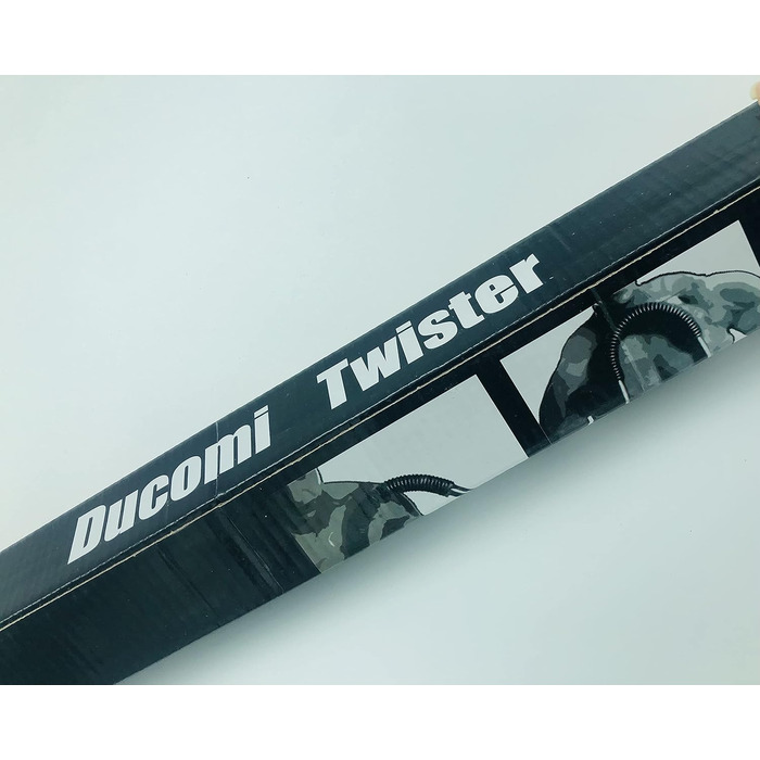 Ducomi Twister – гнучкий еспандер для рук і грудей, тренажер для фітнесу вдома і в залі, силова штанга для чоловіків і жінок, зміцнення м'язів