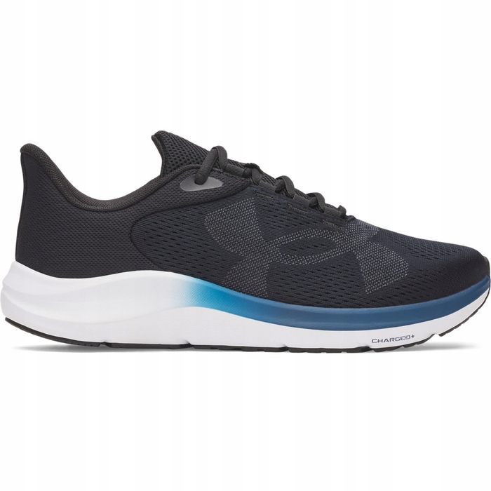 Чоловічі бігові кросівки Under Armour Charged Pursuit 4 Big Logo, чорні, розмір 42
