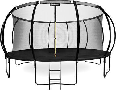 Трамплін гірчатий Hypermotion Outdoor для дітей 244/305/366/430/487 см - швидковисихаючий, водостійкий, з чудовою пружністю. Ідеальний для саду (діаметр 487 см).