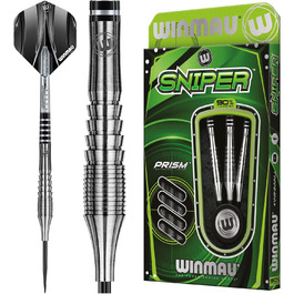 Професійний дартс-набір WINMAU Sniper 23 г з вольфраму з оперенням та шафтами