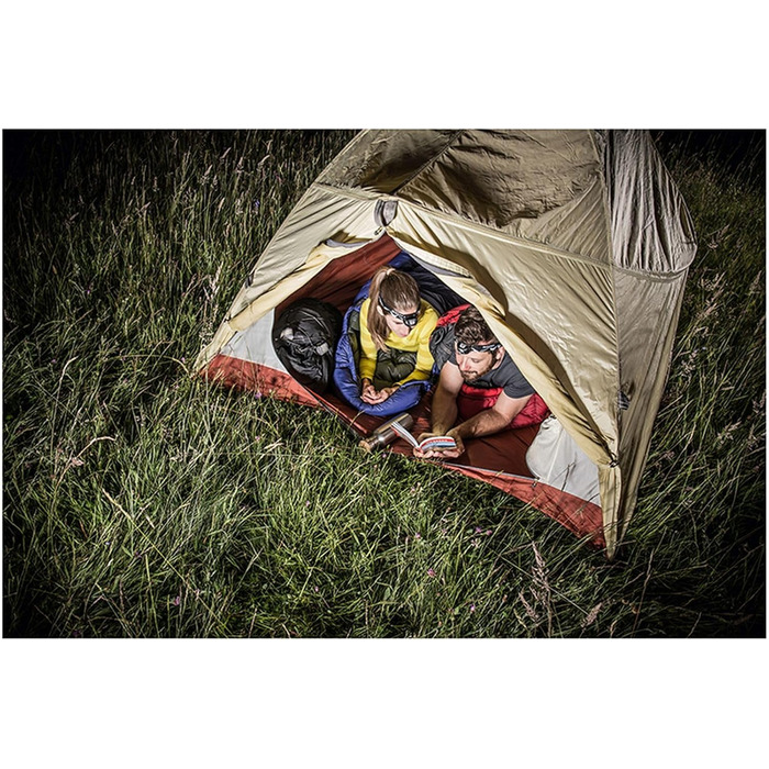 Налобний ліхтар SIGMA Headled II з 4 режимами освітлення, акумуляторний та на батарейках, модель Single