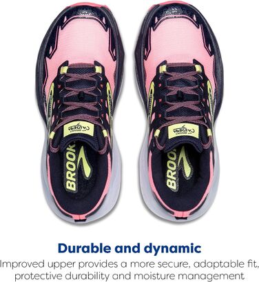 Жіночі кросівки Brooks Caldera 7 Rosa Peacoat Sonniges Limettengrün (38 EU)