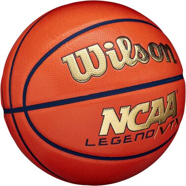 Баскетбольний м'яч Wilson NCAA Legend №7, помаранчево-золотий, для дорослих, універсальний