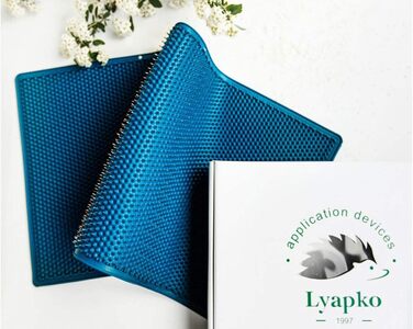 Аплікатор Ляпко Fakir-Matte Plusus 6,2 Ag, акупунктурний масажний килимок для релаксації, голчастий килимок з преміальних матеріалів