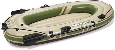 Надувний човен Bestway Hydro-Force Voyager 300 для 2 осіб, 243x102x31 см, комплект для відпочинку на воді