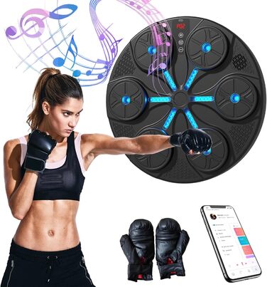 Розумна музична боксова машина з Bluetooth для дітей та дорослих, настінна електронна тренувальна система