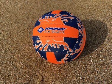 Волейбольний м'яч Schildkröt® Mini з неопрену, розмір 2, Ø 15 см, з приємною на дотик текстильною поверхнею, стійкий до морської води, ідеальний для маленьких дитячих рук, помаранчевий