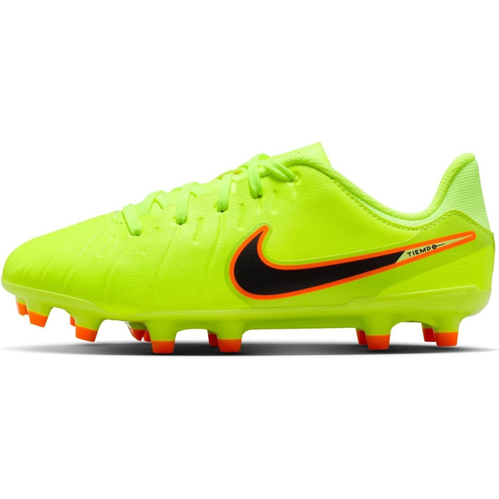 Кросівки футбольні NIKE Legend 10 Academy FG/MG для дітей (38 EU, Volt Black)