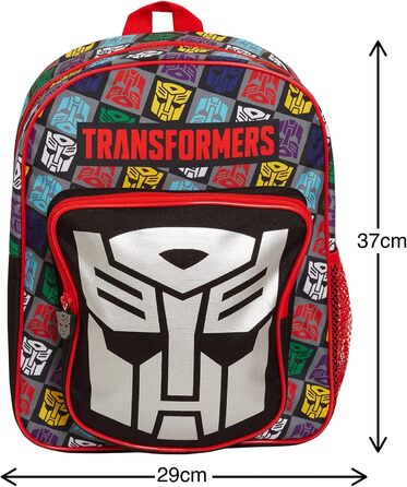 Спортивний рюкзак Transformers Autobot для дітей, велика місткість, червоний, Casual Daypack