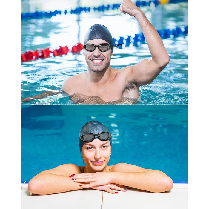 Шолом для плавання Zerhunt: чоловічий, жіночий, дитячий. Антизапітніння, захист від УФ. Для занять водним спортом. Подарунок для чоловіків, жінок, дівчаток та хлопчиків 10+