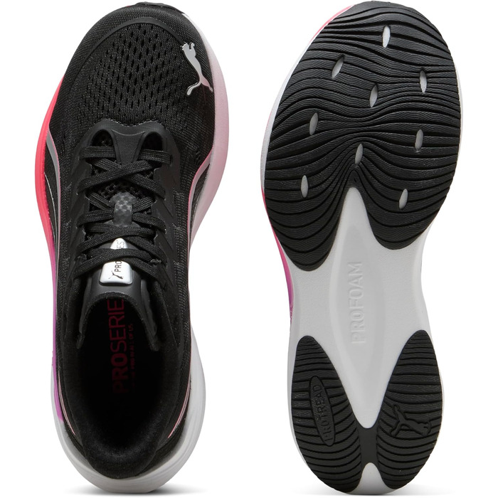 Кросівки Puma Darter Pro 2 Unisex Black/Pink/Orchid (39/39.5 EU) - для бігу та активного відпочинку