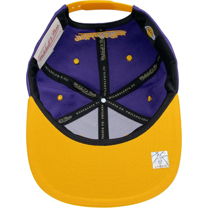 Кепка Mitchell & Ness NBA Lakers Snapback, Lila/Gelb (Універсальний розмір)