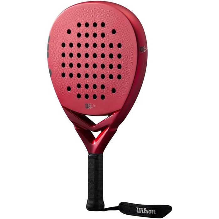 Дитяча падельна ракетка Wilson Bela Junior V2, скловолокно/EVA, червона/чорна, 4'